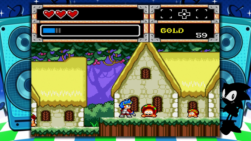 Wonder Boy in Monster World.